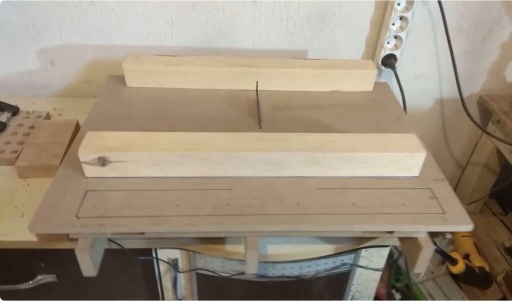 DIY table circular saw with DC 775 motor