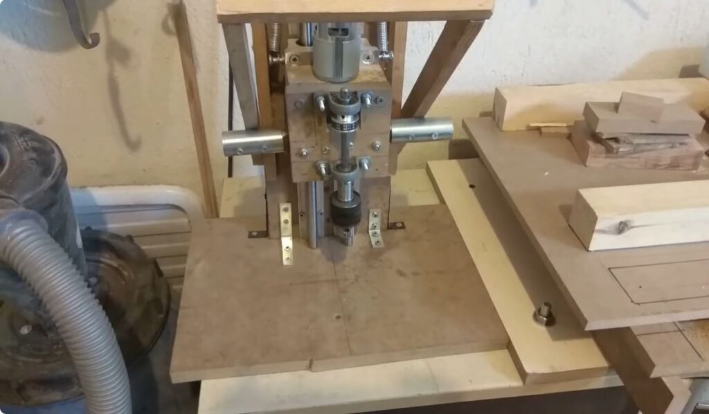 DIY mini benchtop drill with DC 775 motor