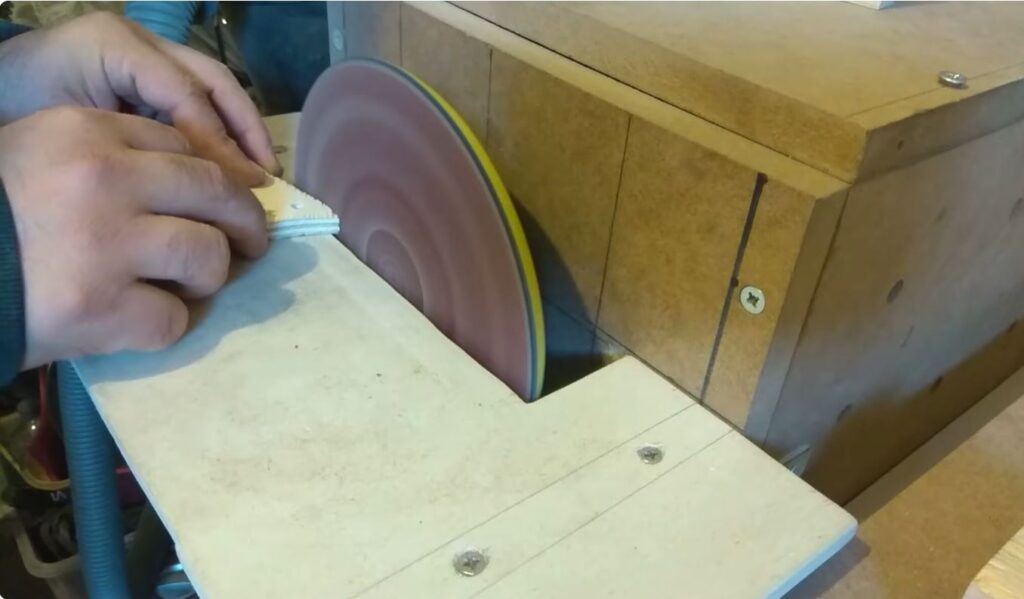 DIY disc sander from washing machine motor