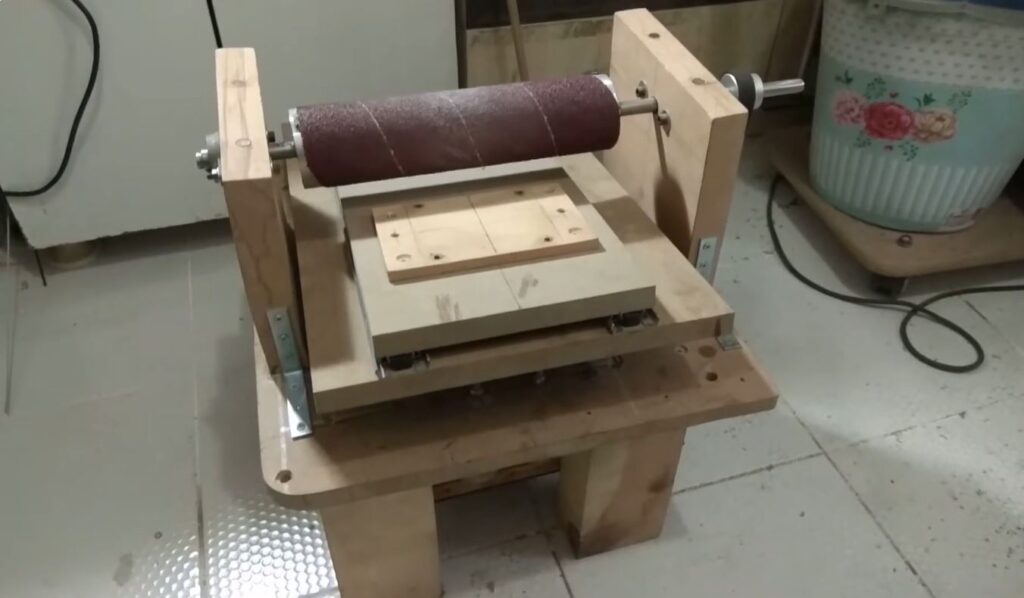 DIY thickness sander assembly