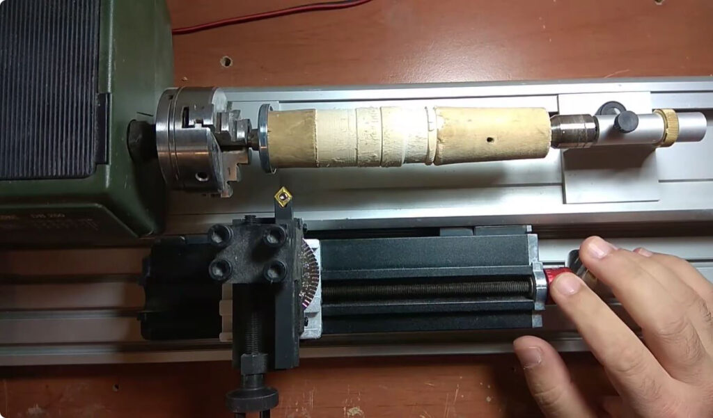 Proxxon DB250 Mini Lathe Upgrade modification setup