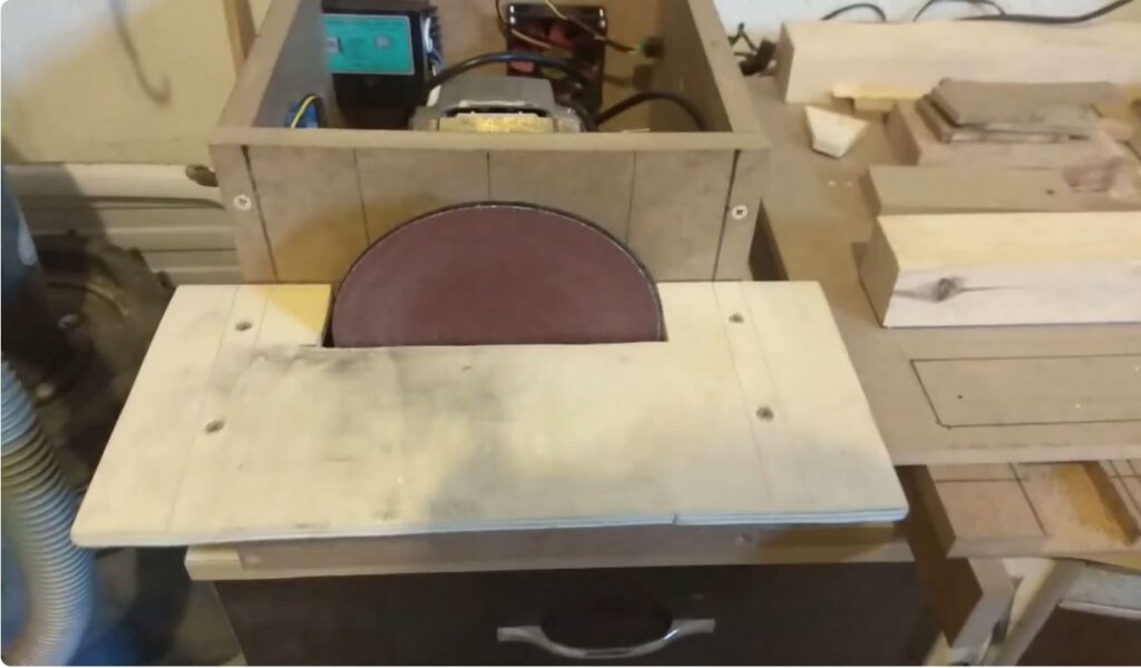 Washing machine motor sanding tool