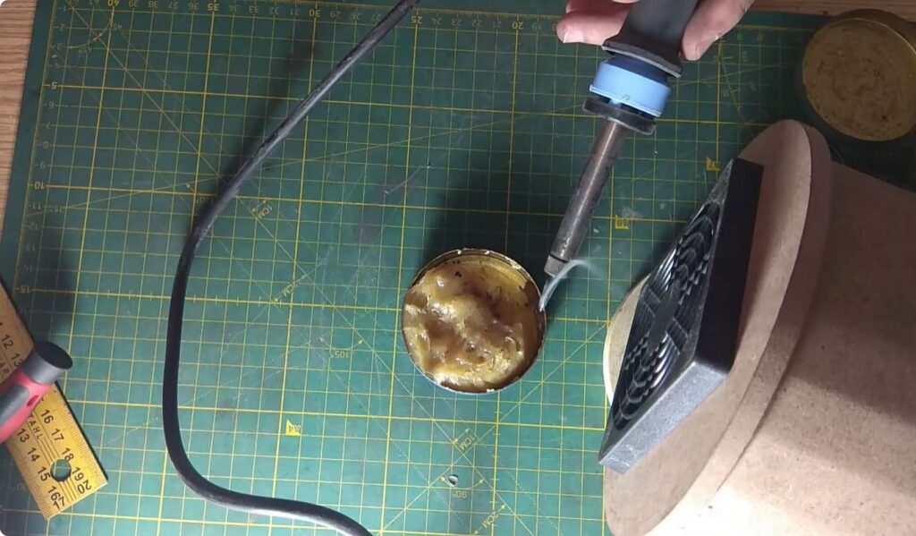 DIY soldering ventilation fan