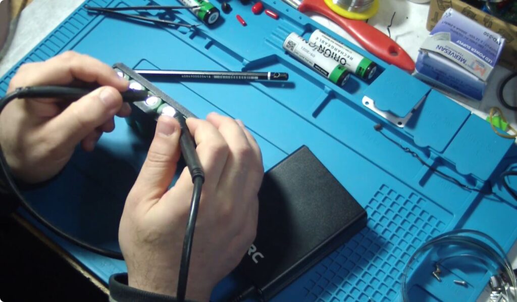 6S lithium battery pack with BMS assembled for DIY portable power applications