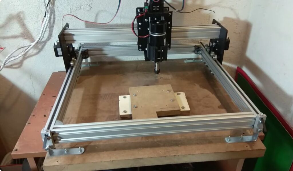 CNC engraving demonstration process