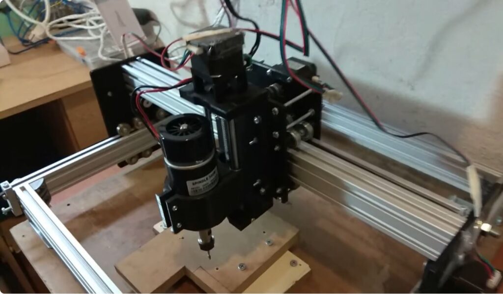 Engraving with DIY CNC machine