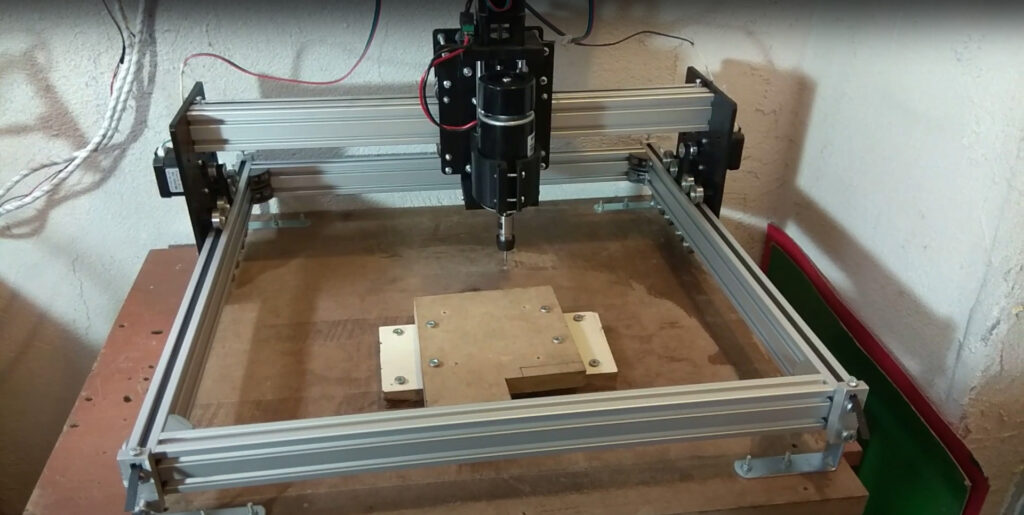 CNC wooden coaster carving