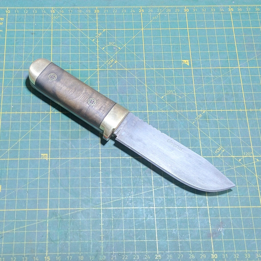 Sleipner steel knife finishing