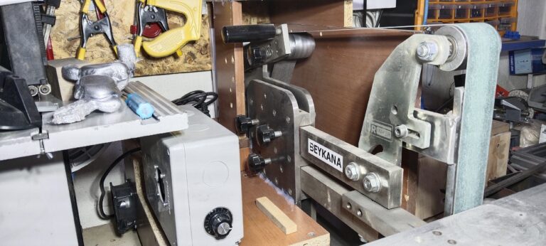 🔧 Koşu Bandı Motoru ile Güçlü Bant Zımpara Makinesi